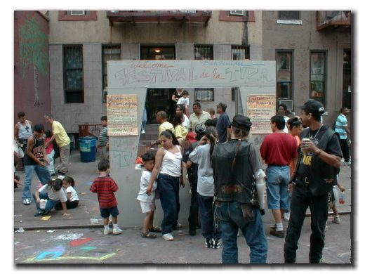 Picture of participants and the chalk both from which chalk was dispensed