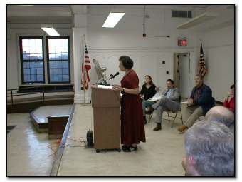 B.A.R.A. leader Gloria Quinones at the 