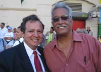Photo of Mr. Johnny C. Rivera and Democratic District Leader, Mr. Harry Rodriguez
