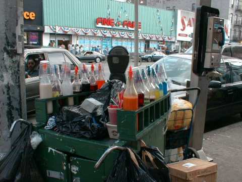 Picture of an icy cart