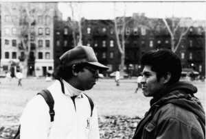Two East Harlem Young Men in conversation