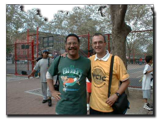 Picture of Democratic District Leader, Felix Rosado, with East Harlem Online Founder/President, Jose B. Rivera