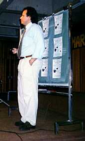 John Rivera during 1996 Assembly candidates' debate - johndeba.jpg - 7.4 K