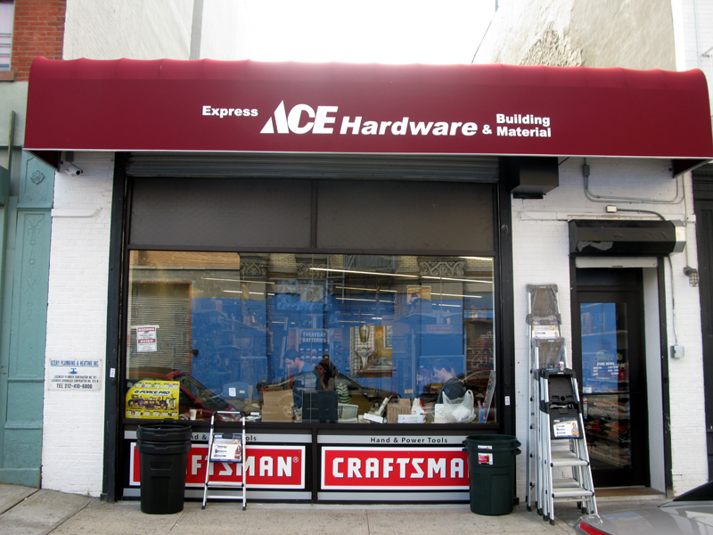Outside view of the new Ace Hardware Store in East Harlem