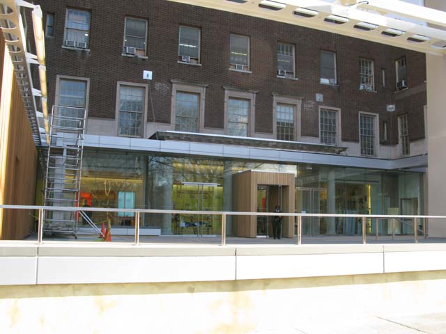 Photo of the new entrance of the Museo