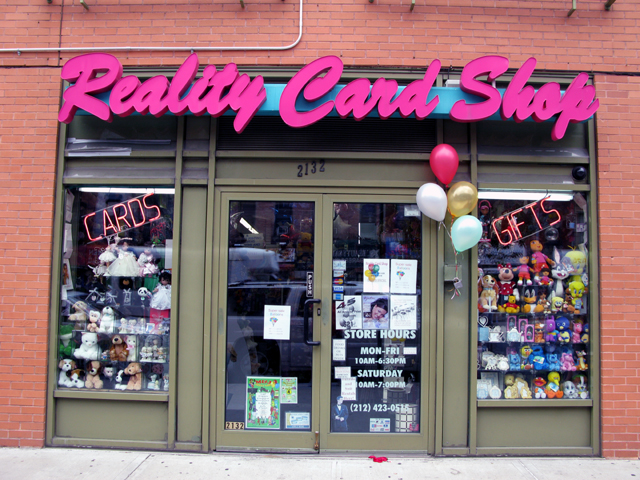 Photo of the front of Reality Card Shop