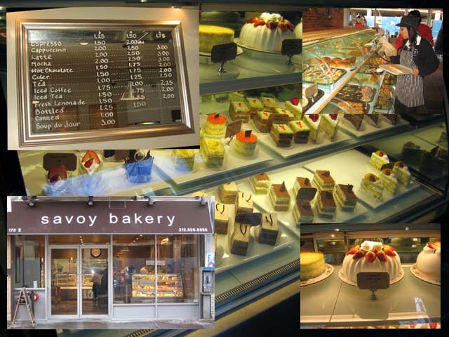 Photo Various parts of the Savoy Bakery, from outside to the inside