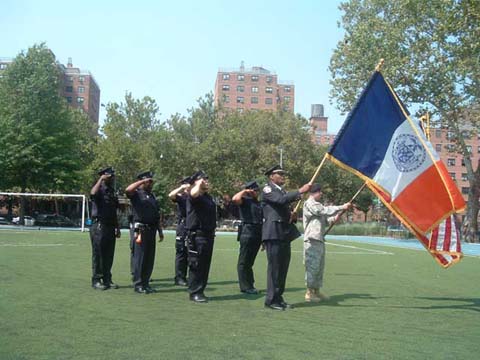 Photo of the Precinct Honor Guard