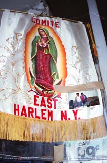 Picture of Cloth Banner with the word Comite East Harlem, NY